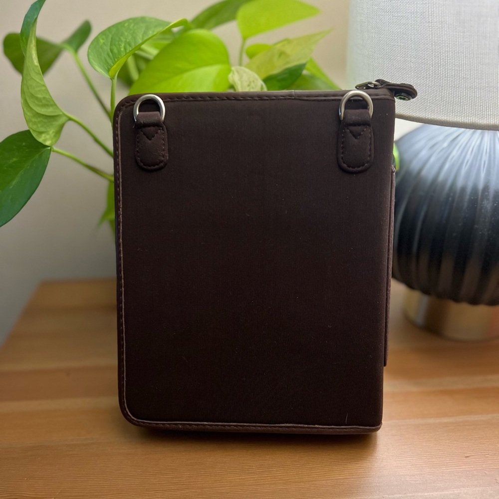 Franklin Covey Brown Planner Binder Cover | Microfiber w/ Napa Leather Trim 🤎 - Picture 2 of 16
